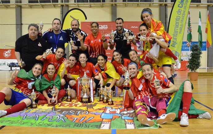 Atlético Navalcarnero campeón de la XXIV Copa de España de fútbol sala femenino