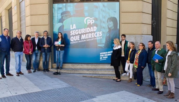 26M.-Comerón (PP) Propone Abrir Una Nueva Comisaría De Policía Local En La Calle Olaguíbel De Vitoria