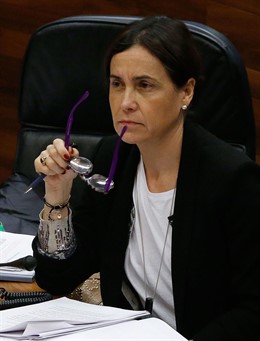  Dolores Carcedo, durante el Pleno. 