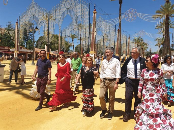 Marlaska dice que la seguridad para la constitución de Las Cortes serán "las precisas para una jornada de tranquilidad"