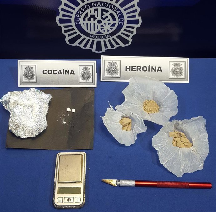Sucesos.- Detenido en Valladolid cuando vendía droga en posesión de seis gramos de heroína y cocaína