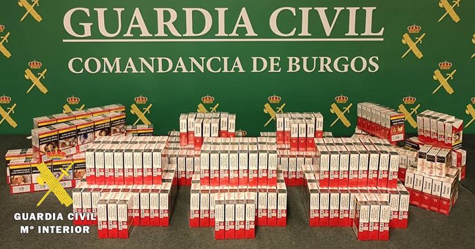 Sucesos.- Incautadas en un estanco de la provincia de Burgos 363 cajetillas de tabaco ilegal