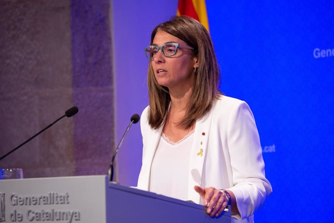 Rueda de prensa del Govern de la Generalitat tras el Consell Executiu