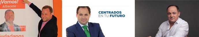 26M.- Núñez, Sáez Y Casañ Bromean Sobre El Abuso Del Photoshop En Su Propaganda Electoral En Albacete