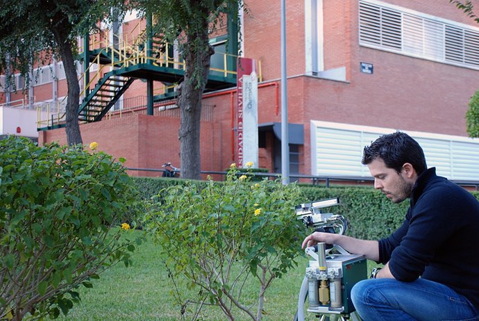 Medición de CO2 de la Universidad de Sevilla