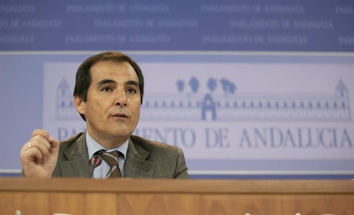 Rueda de prensa del portavoz parlamentario del PP-A, José Antonio Nieto