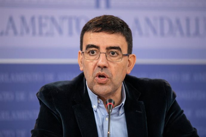 Rueda de prensa de Mario Jiménez en el Parlamento andaluz, este miércoles
