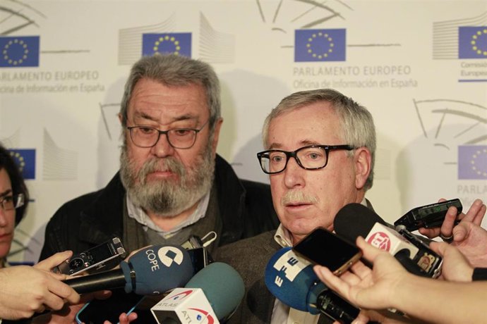 Ignacio Fernández Toxo y Cándido Méndez