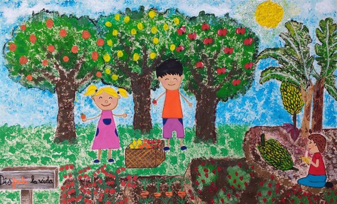 El Colegio Agustín Hernández Díaz de Moya (Gran Canaria) gana el concurso de carteles sobre fruta y verduras