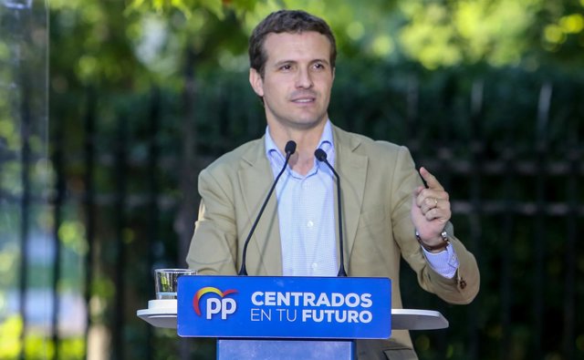 Acto electoral de Casado y Ayuso en Aranjuez