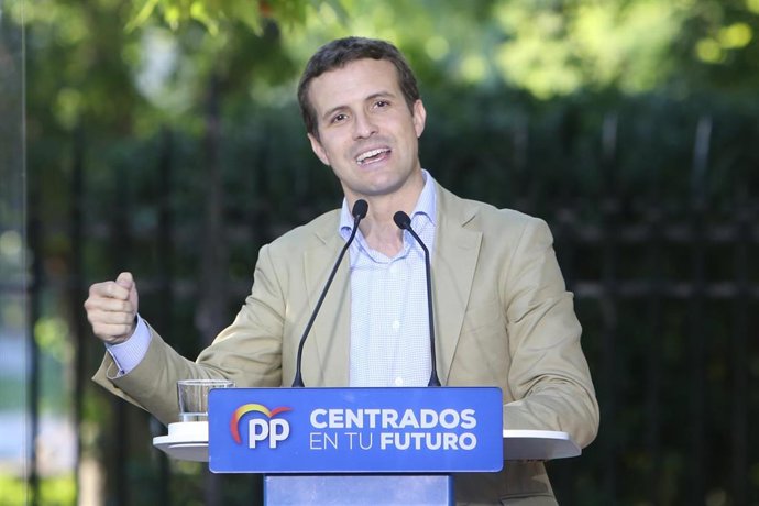 Acto electoral de Casado y Ayuso en Aranjuez