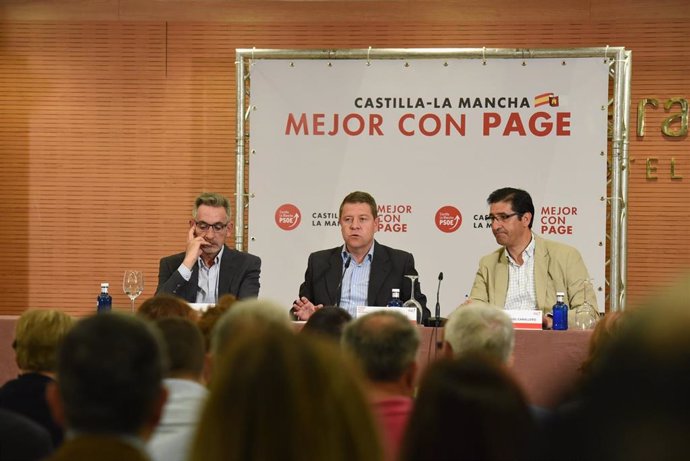 26M.- García-Page Confía En Que La Próxima Legislatura Termine Con 3.000 Empresas Más En Castilla-La Mancha
