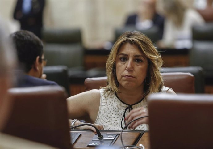 Primera jornada del Pleno del Parlamento en el Parlamento de Andalucía