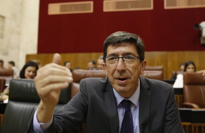 Primera jornada del Pleno del Parlamento en el Parlamento de Andalucía