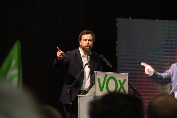 28A- Espinosa de los Monteros dice que la exclusión de Vox del debate es una "conspiración" para que gane las elecciones
