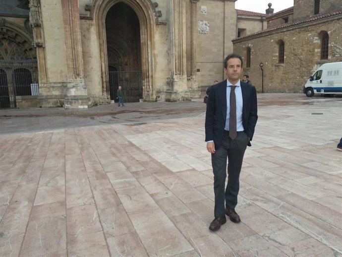 Ignacio Cuesta, candidato de Ciudadanos a la alcaldía de Oviedo.