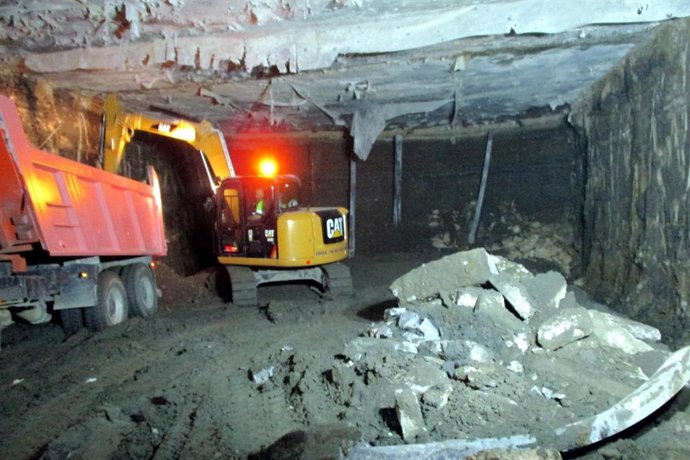 Málaga.- Acaba la excavación en el primer nivel del túnel del metro de Málaga en Atarazanas