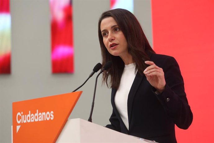 26M.- Inés Arrimadas participará en un acto en Pamplona el 14 de mayo para apoyar la candidatura de Navarra Suma