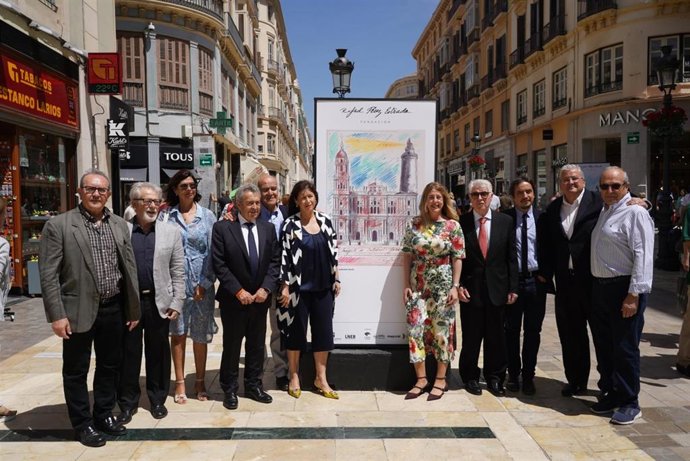 Málaga.- La calle Larios se convierte en una galería de arte para acoger la obra de Rafael Pérez Estrada