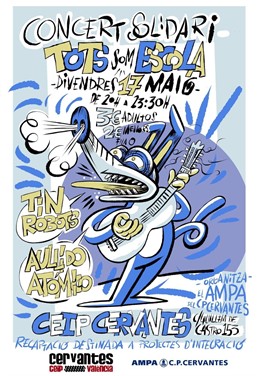 Valencia.-El colegio Cervantes recaudará este viernes en un concierto solidario fondos para becar a alumnos sin recursos