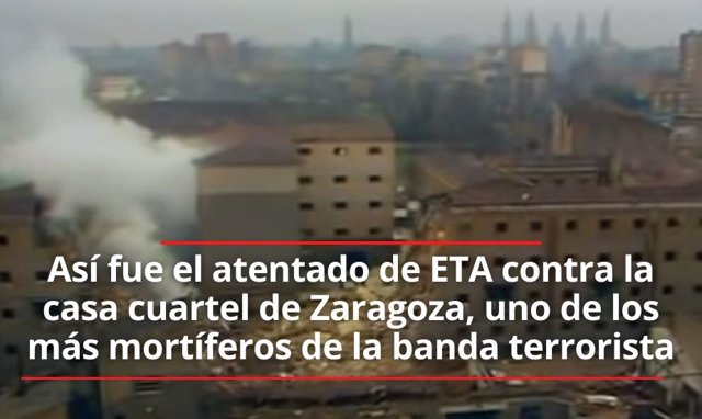 Atentado contra la casa cuartel de Zaragoza