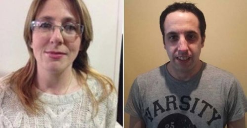 Los candidatos de Podemos Laredo Rocio Pérez Trueba y Jacob San Emeterio