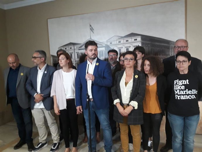 España.- Rufián cree que Iceta no quería ser elegido y confirma que PSOE y ERC mantienen contactos pese al veto
