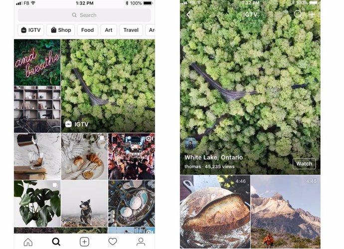Instagram rediseña su pestaña Explore añadiendo Stories, IGTV y compras de productos