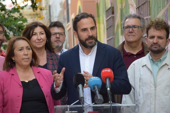 Málaga.- 26M.- PSOE propone un plan especial que transforme el barrio malagueño de Laguinillas en un polo cultural