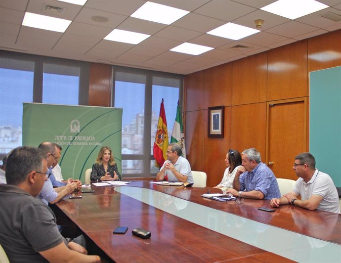 Cádiz.- Mestre traslada al comité de empresa de Louis Berger el apoyo de la Junta para acabar con el conflicto laboral