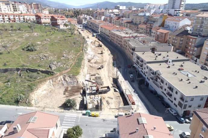 Las obras del aparcamiento de la calle Velázquez de Plasencia se reanudan el próximo martes