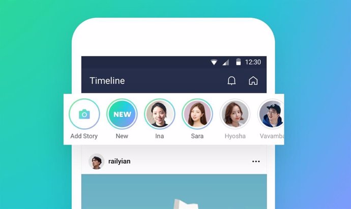 La 'app' de mensajería LINE añade las Stories de contenido efímero