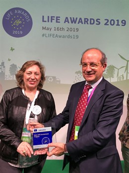 El proyecto navarro de gestión integrada de plagas 'Life AGROintegra', premiado en Bruselas