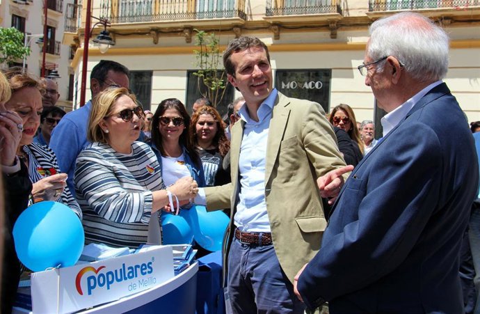 Pablo Casado visita la ciudad autonómica de Melilla