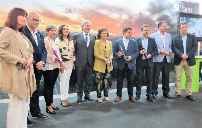 Jaén.- Carmen Calvo: "Si España tuviera que elegir algunos apellidos, uno de ellos sería aceite de oliva"