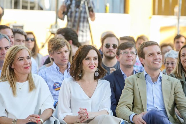 Acto electoral de Casado y Ayuso en Aranjuez