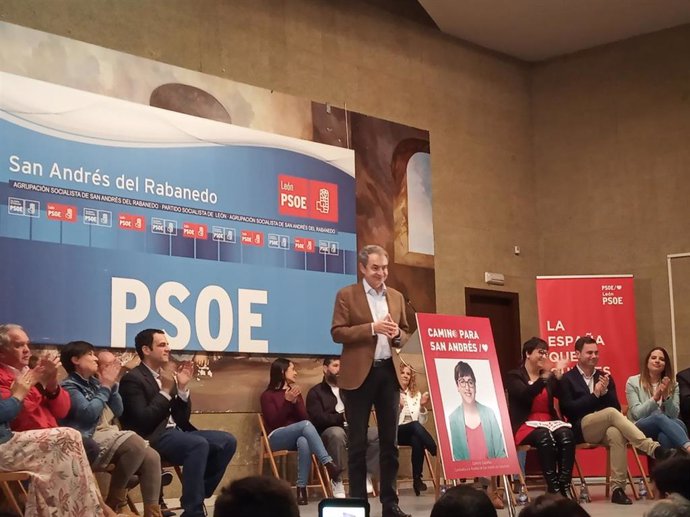 26M.-Zapatero Avisa Del "Gran Lío" En El Que Están Sumidas Las Tres Derechas Y Pronostica Una "Amplia Victoria" Del PSOE