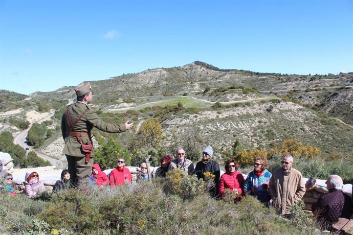 La II Trinchera viviente de la Ruta Orwell se podrá ver este fin de semana en la Sierra de Alcubierre