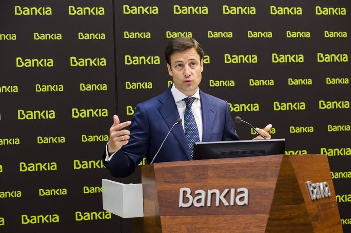 Leopoldo Alvear, director financiero de Bankia, presenta resultados trimestrales