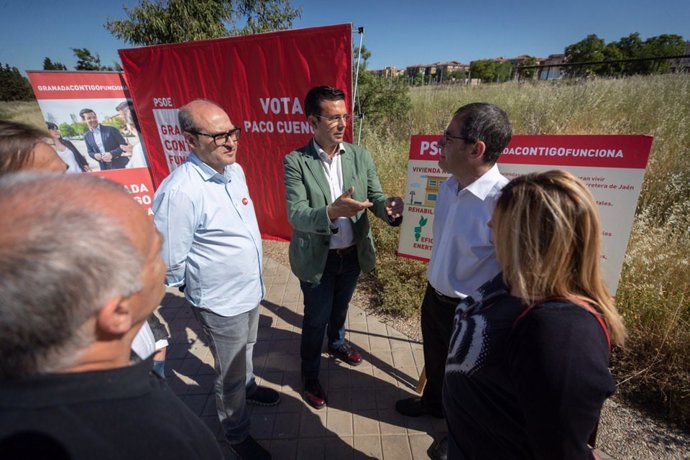 Granada.- 26M.- Cuenca (PSOE) promete 6.000 nuevas viviendas y repetir el modelo de rehabilitación de Santa Adela