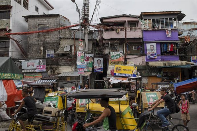 Imágenes de carteles políticos en Filipinas