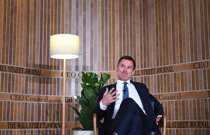 Jeremy Hunt at Wall Street Journal CEO council meeting in London