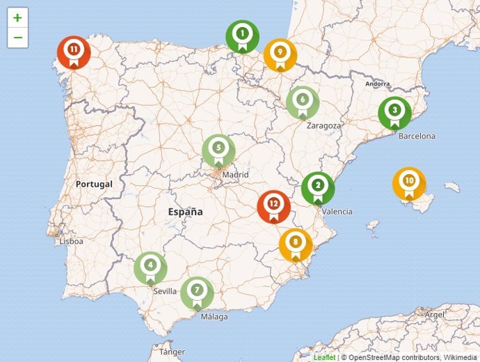 Bilbao, Valencia y Barcelona, las ciudades más comprometidas con la movilidad sostenible, según Greenpeace