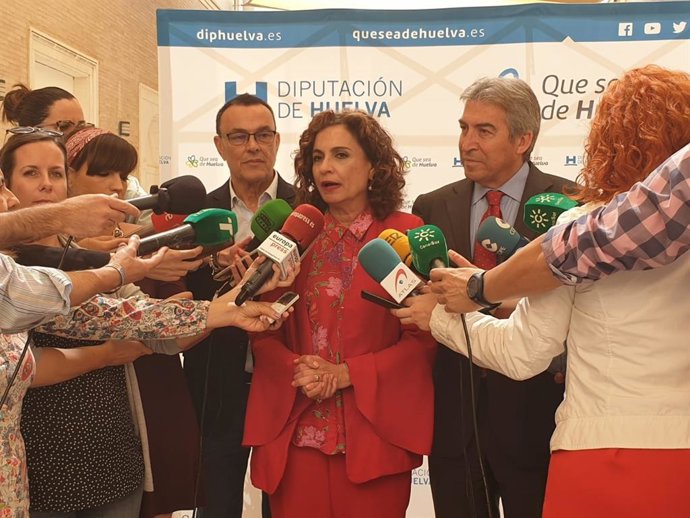Huelva.- Montero señala la Diputación de Huelva como "una de las administraciones que antes ha tenido cuentas saneadas"