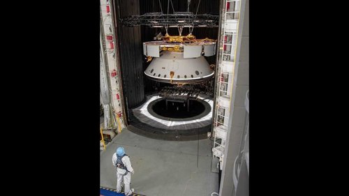 Primera imagen de la misión Mars 2020 integrada