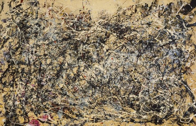 El manto de la Tierra es como una pintura de Jackson Pollock