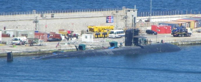 Cádiz.- Ecologistas exige al Gobierno si el submarino nuclear 'USS Olympia' está siendo reparado en Gibraltar