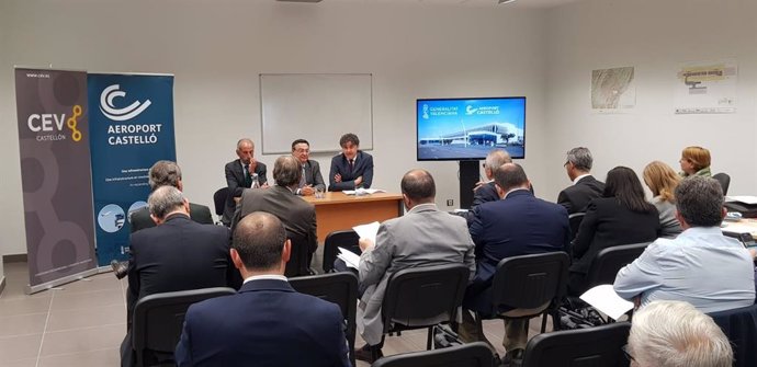 Castellón.- Aerocas pone en valor ante empresarios los avances del aeropuerto y las líneas de trabajo puestas en marcha