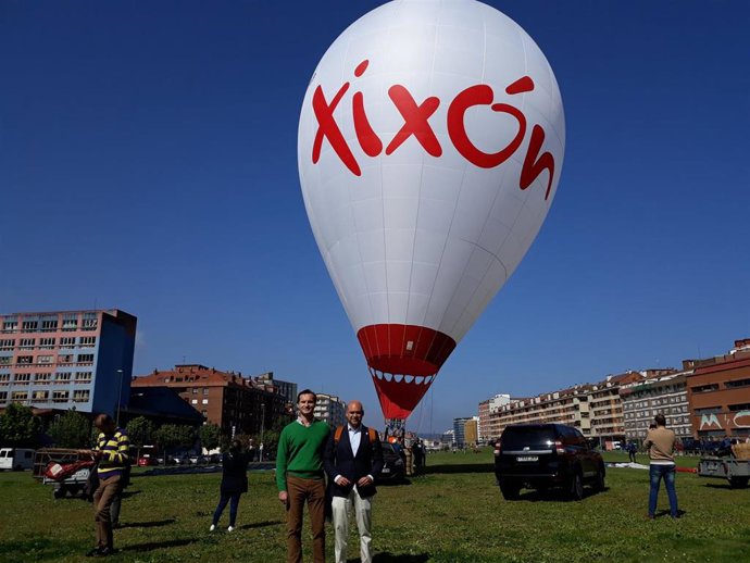 Tercera regata de globos de Gijón