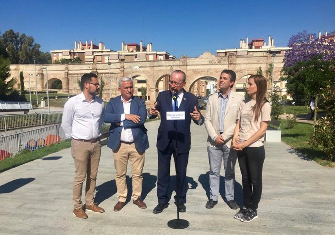 Málaga.- 26M.- De la Torre plantea más zonas verdes y convertir los Baños del Carmen en gran parque marítimo terrestre
